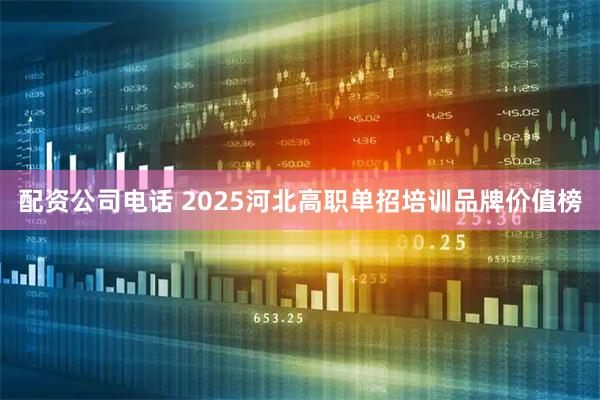 配资公司电话 2025河北高职单招培训品牌价值榜